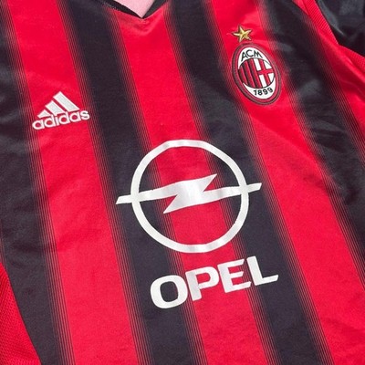AC Milan 04/05 #3 Maldini Long Sleeve Jersey L Champions League