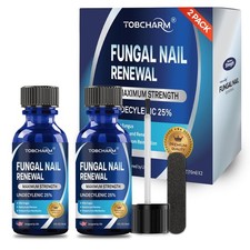 Toenail Fungus Treatment Extra Strength 25 Undecylenic Acid Tea Tree Oil 2Pcs