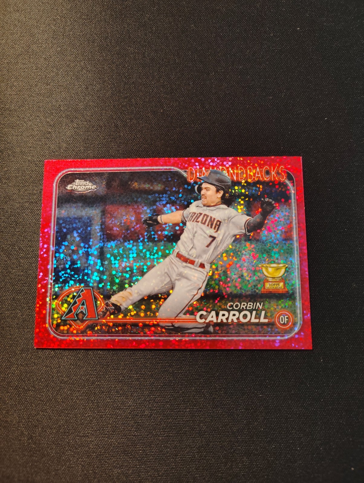 2024 Topps Chrome - Corbin Carroll #267 Magenta Speckle Refractor /350