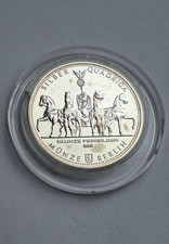 Medaglia 1/4 oncia, argento 999, quadriga, 2013, moneta Berlino