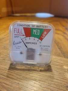 VINTAGE TERADO 10 AMPERE CONDITION OF BATTERY TESTER