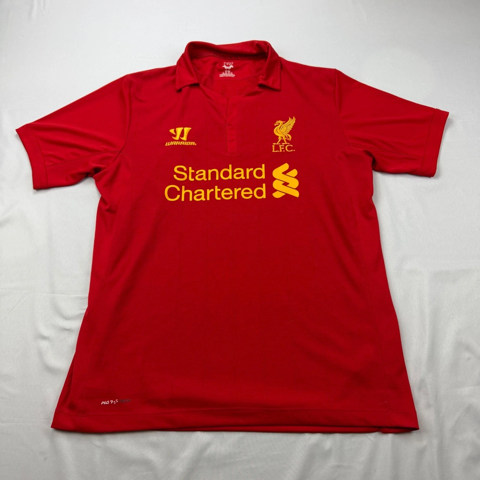 Warrior Liverpool FC Soccer Jersey Mens XL Red Short Sleeve Home Kit 2012-13