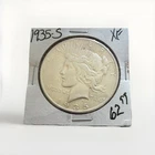 1935-S San Francisco Mint Silver Peace Dollar XF