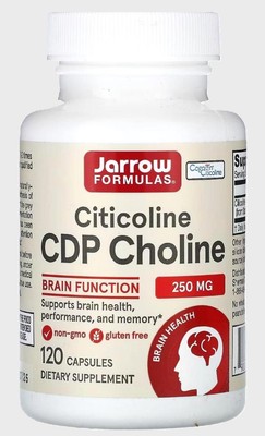 Jarrow Formulas Citicoline CDP Choline 250 mg 120 Kapseln