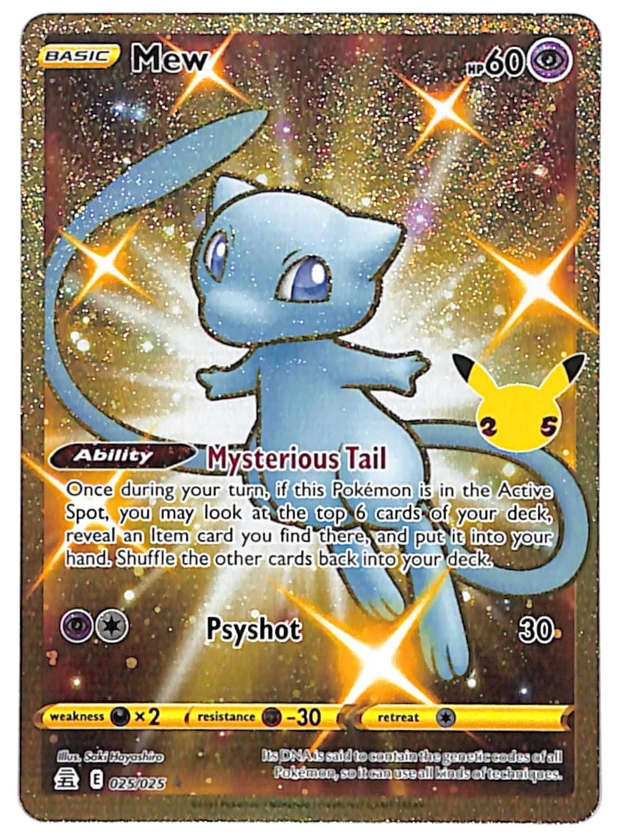 Las mejores ofertas en Mew 025/025 Celebrations | eBay