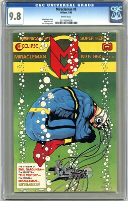 MIRACLEMAN #5 CGC 9.8 WHITE PAGES ECLIPSE 1986