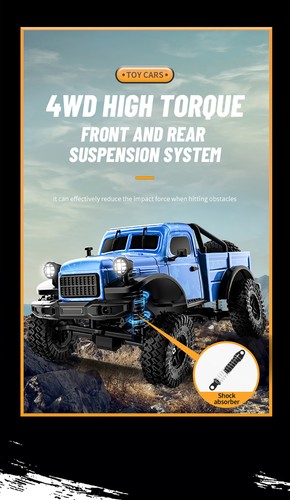 9IMOD RC Truck C8813 1:18 4WD Scale Crawler Pickup Off Road RTR RC Car Kids Gift - Picture 11 of 28