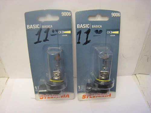 SYLVANIA 9006 Basic Halogen Bulb for Headlight, Fog, Daytime Lights 2 Bulbs USA