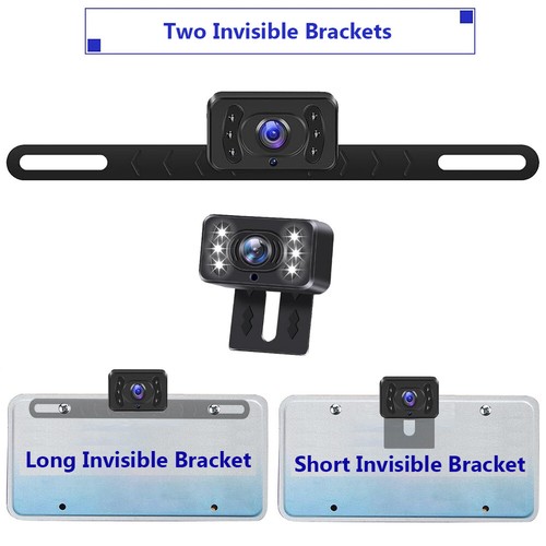 Wireless Car Truck Van Camper 5'' 1080P Monitor Rear View Backup Reverse Camera - Picture 10 of 13