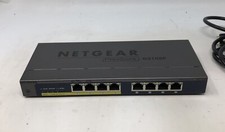 Netgear ProSafe GS108P port 10/100/1000 Switch with 4 port PoE With Power Supply