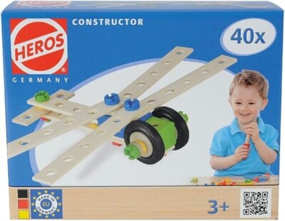 Heros Constructor - 40-teiliges MINT-Pädagogisches Set für die Vorschule