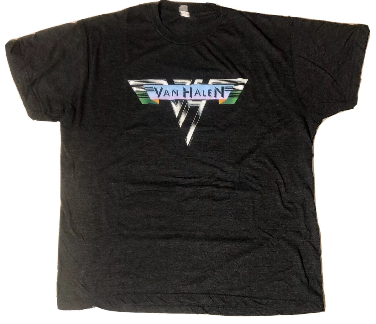 Van Halen T Shirt Dark Grey Gray Size Small Pre Owned Great 