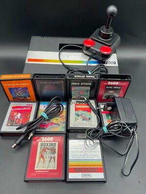ATARI 7800 Konsole -PAL- tested & full working - very good condition + 10 Games