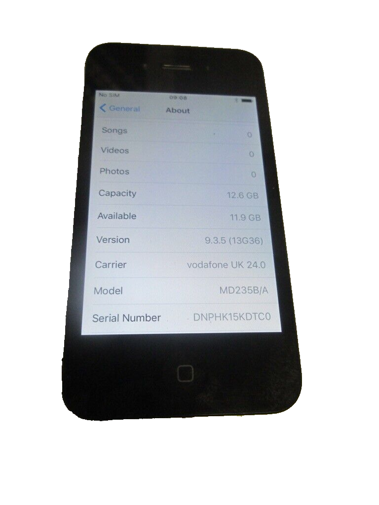 iPhone 4 Black 16 GB ソフトバンク版 479 美品 softbank iPhone4 16GB
