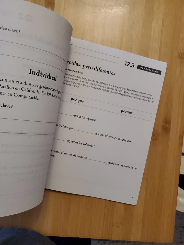 Amplify Caminos Al Conocimiento Esencial Grade 2, Lectoescritura 7 Español - Image 3 of 4