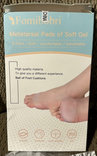 Soft Gel Foot Pads Pain Relief Forefoot Pad 12 Pack Ball of Foot Cushions - 第 3/13 張圖片