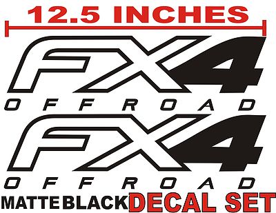 Truck Bed Decals Matte Black US Flag Truck Bed Decal Set For Ford F-150 Super Duty - 4x4 Off Road Patriotic Vinyl Stickers 4x4 Decals For Trucks Ford