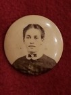 Vintage Photo Pin Lock Of A Pretty Lady — photo 2
