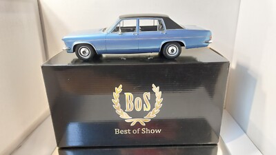 BOS Models 1:18 Opel Admiral B 2800S Blue Metallic Mint in Box