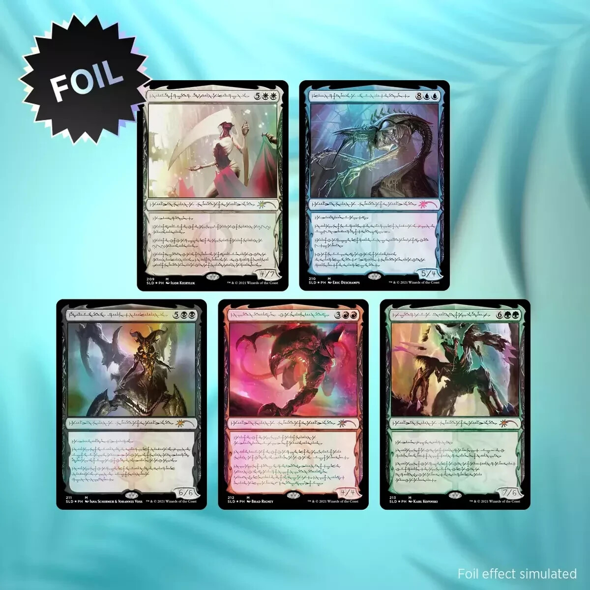 マジック：ザ・ギャザリング PRAETORS COMPLEAT EDITION FOIL 1970072 MTG Secret Lair Phyrexian Praetors: Compleat Edition Foil Edition