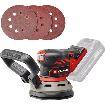 EINHELL Professional Akku-Exzenterschleifer TP-RS 18/32 Li BL-Solo, 18Volt, rot