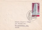 GERMANY DDR 1973 FIRST DAY COVER, MEMORIAL LANGENSTEIN ZWIEBERGE ART