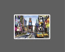 New York Traffic Sticker City Waterproof