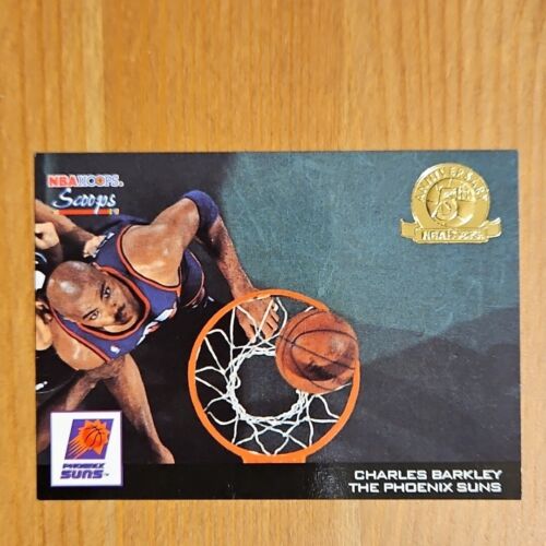Charles Barkley 1993-94 NBA Hoops Scoops 5th Anniversary #HS21 - Afbeelding 1 van 3