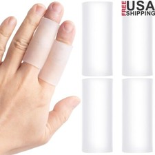 Gel Finger Sleeve Protectors Arthritis Blisters Cracking Pain Relief Support New