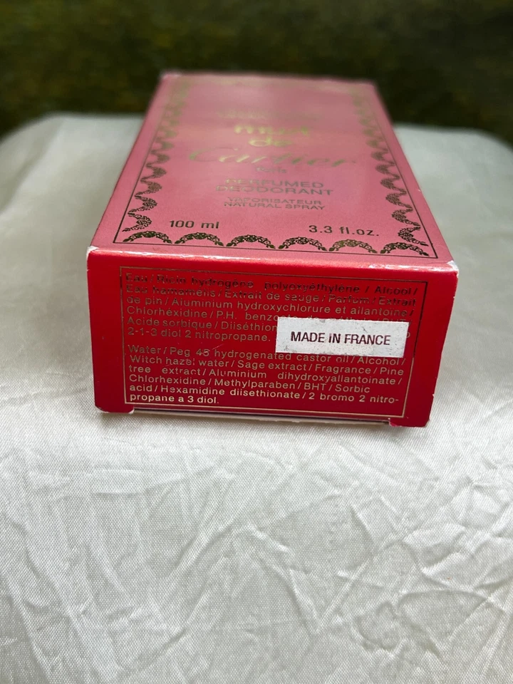 DEBE DE CARTIER 100ML DESODORANTE PERFUMADO SPRAY (20% EVAPORADO CON CAJA) Foto 4 de 4