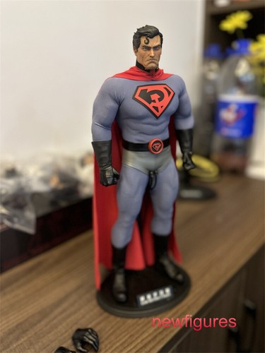 1:6 Red Son Clark Kent Knight Man 12'' Male Action Figure Head Body Clothes Doll - Picture 2 of 13