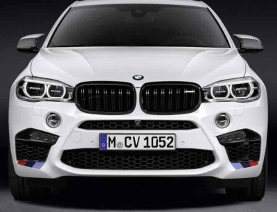 BMW X5 M F85 M PERFORMANCE SET OF FRONT KIDNEY GRILLS GLOSS BLACK 51712354497/8