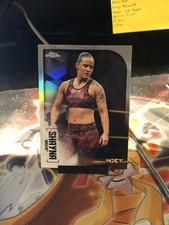 SHAYNA BASZLER 2020 TOPPS CHROME WWE NXT REFRACTOR Queen of Spades!!