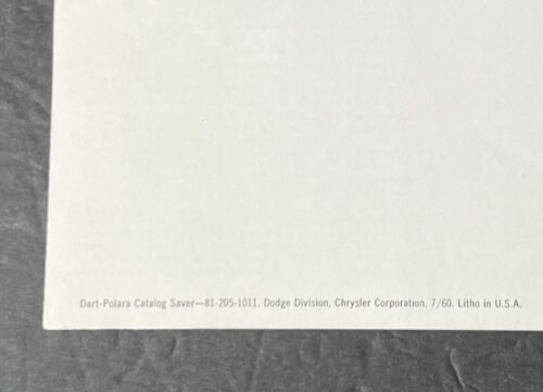 Dart-Polara 1961 Catalog Saver (Dodge Division, Chrysler Corporation) - Bild 18 von 20