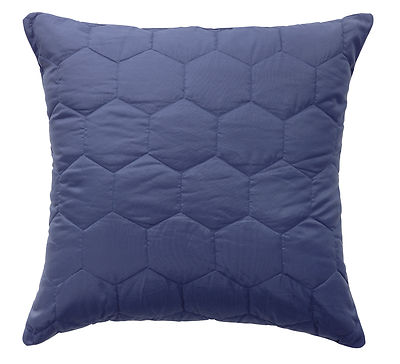 Bianca Vivid Coordinates Moonlight Blue Quilted European Pillowcase RRP $34.95