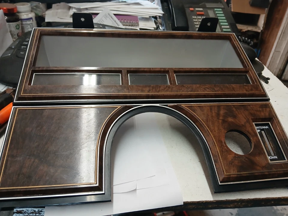 OEM Speedometer Cluster Dash Bezel 1978-1979 Lincoln Continental - Image 3 of 4