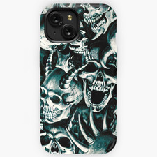 NEW Demonic Skulls Tough Phone Case For iPhone