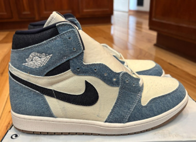 Nike Air Jordan 1 Retro High OG Denim FQ2947 100 Men's Size 12.5