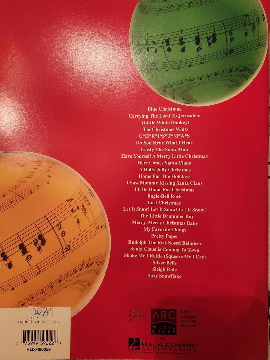 Twenty-Five Top Christmas Songs by Hal Leonard Corp. Staff