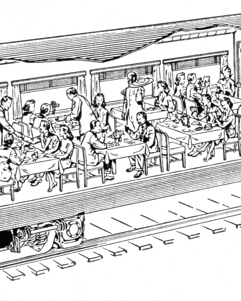 1952 California Zephyr Train Cars POSTER! (up to 24" x 36") - Travel - Vintage - Image 4 of 4