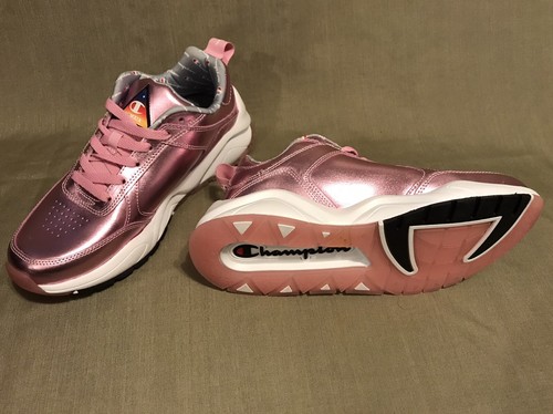 CHAMPION 93 EIGHTEEN METALLIC PINK YOUTH WOMEN FASHION SHOES CM100112Y SZ 7Y - Picture 4 of 12