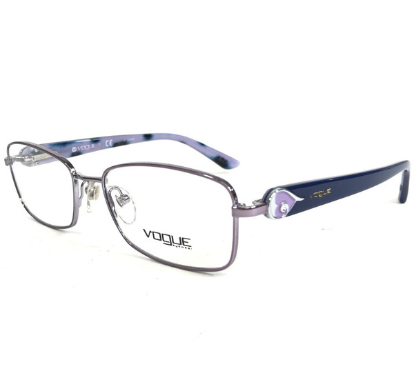 Vogue Brillengestelle VO3812-B 612 Blau Lila Cat Eye Drahtfassung 51-16-135-image
