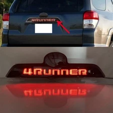 Black LED Trunk Tail lights 3rd Brake Stop Lamp For Toyota 4Runner 10-23 hole