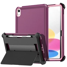  For iPad 10th Gen/iPad (A16) Case Shockproof Screen Protector Stand Military
