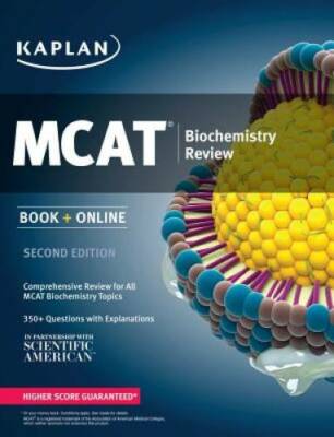 Kaplan MCAT Biochemistry Review: Book + Online (Kaplan Test Prep) - GOOD