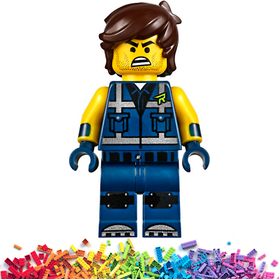 ☀️ New LEGO™ Movie™ Rex Dangervest Crooked Smile Angry