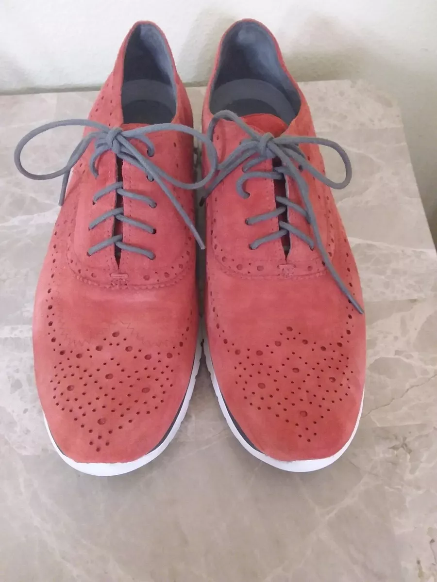 Cole Haan Zerogrand Red Suede Women Shoes Size 9.5B eBay