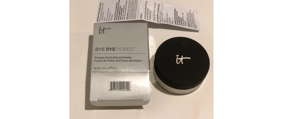 IT Cosmetics Bye Bye Pores Finish Airbrush Powder Translucent - 0.23oz NIB - Image 2 of 3