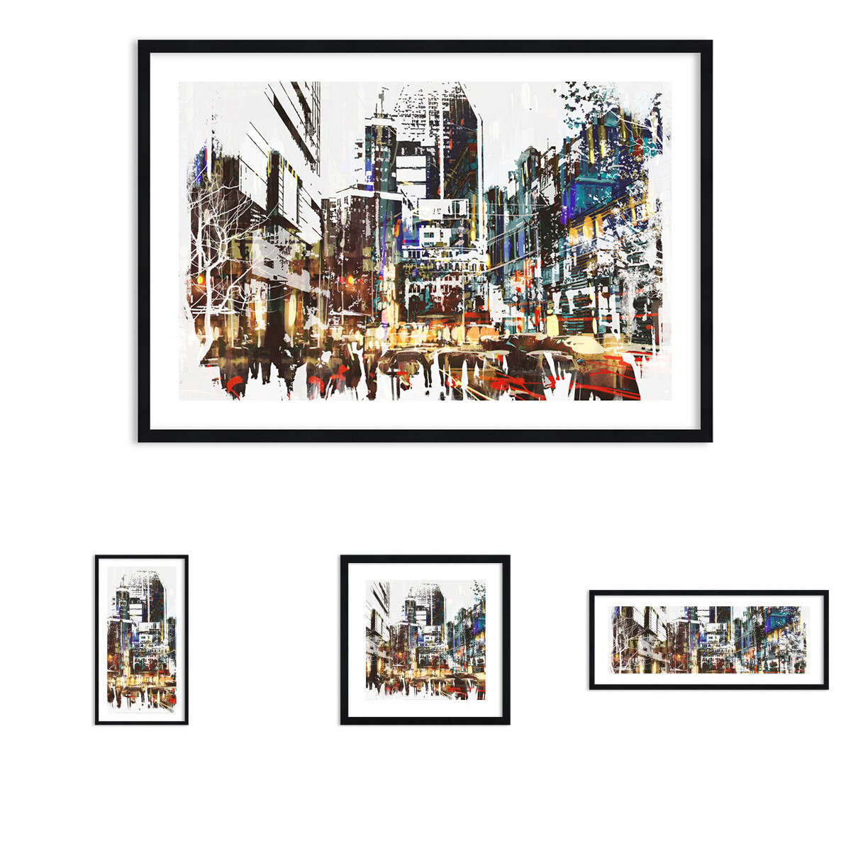 Immagine nel quadro-città strada casa 3800 de Immagine nel quadro-città strada casa 3800 de