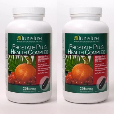 Trunature PROSTATE PLUS HEALTH COMPLEX - Pack of 2 Saw Palmetto with Zinc